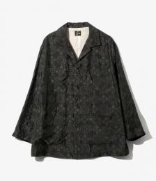 4 Pocket Jacket - Cross Jacquard Olive