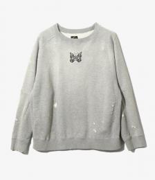 Deconstructed Sweat Shirt 	H. Grey