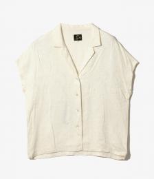 French Sleeve Blouse - Paisley Jacquard