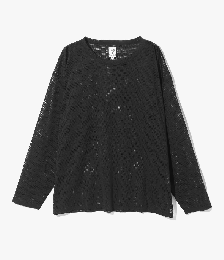 S.S. Crew Neck Shirt - Knit Mesh