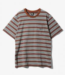 S/S Round Pocket Tee - BR