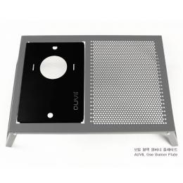 black one burner plate