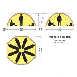 ATLAS FLOORLESS INNER TENT アトラス専用フロアレスインナー