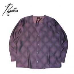 NEEDLES　V NECK SHIRT - R/AC DIAMOND JQ.