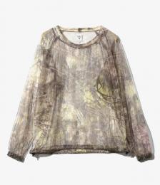 Bush Crew Neck Shirt - Lightweight Mesh　Camouflag