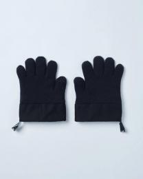 DOUBLE KNIT GLOVES BLACK