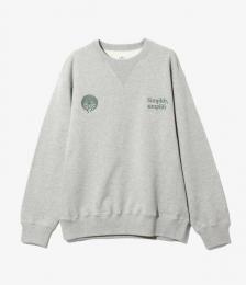 Emb. Crew Neck Sweat Shirt