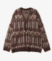 Mohair Cardigan - Geometric