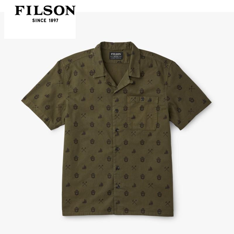 Filson smokey bear camp shirt Clearance