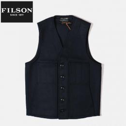 MACKINAW WOOL VEST　Navy