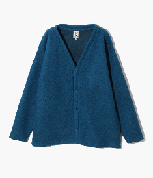 S.S. V NECK CARDIGAN - BOILED JERSEY